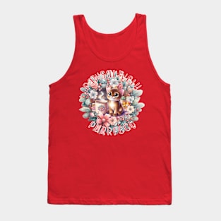 Meowy Catmas Wreath Pawsatively Purrfect 1A2 Tank Top